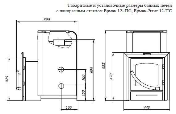 Печь Ермак 12 Классика Купить