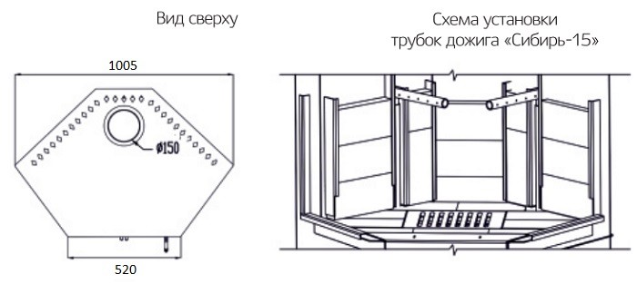 Чертеж сборочный печь сибирь 12