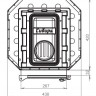 Печь Сибирь 15 Сетка без выносной топки
