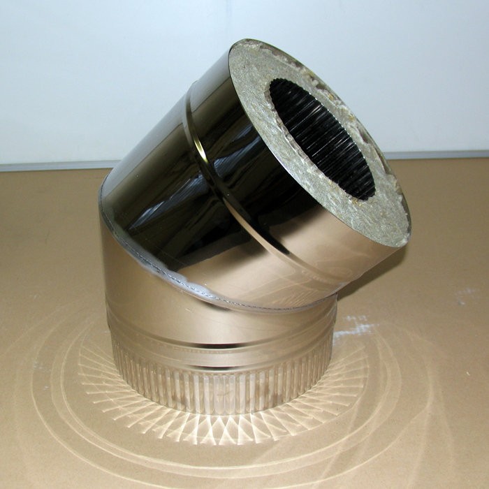 Отвод Ø150/250 (1 мм) 45 гр. Флюгранд