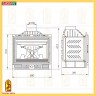 Каминная топка Аврора 600
