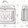 Каминная топка Аксиома 700 Ш